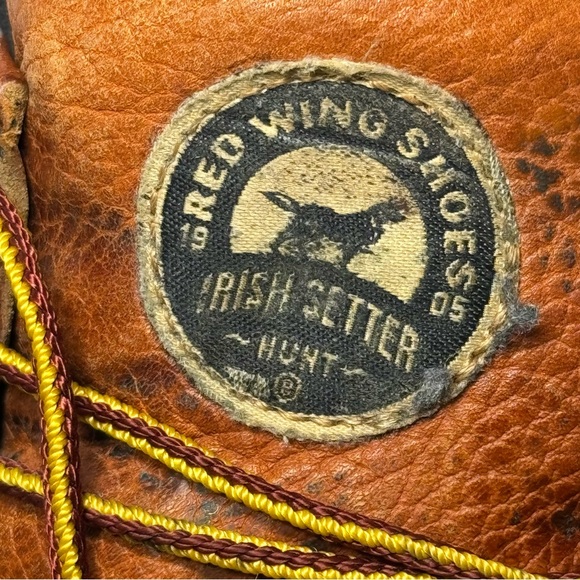 Red Wing Irish Setter 838 Mens 11D Brown Leather Moc Toe Work Boots UltraDry - Picture 10 of 16